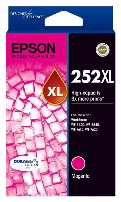 Epson DURABrite Ultra 252 Magenta Ink Cartridge