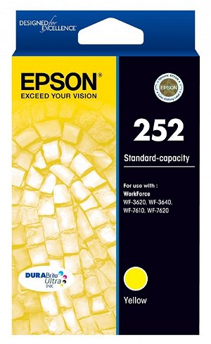 Epson DURABrite Ultra 252 Yellow Ink Cartridge