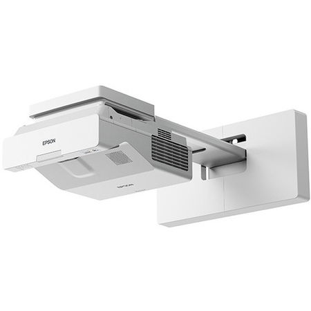 Epson EB-735F 3600 Lumens FHD Ultra Short Throw LCD Projector with ELPMB62 Wall Mount