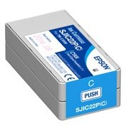 Epson DURABrite Ultra SJIC22P(C) Cyan Pigment Ink Cartridge for TM-C3500