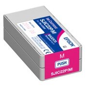 Epson DURABrite Ultra SJIC22P(M) Magenta Pigment Ink Cartridge for TM-C3500