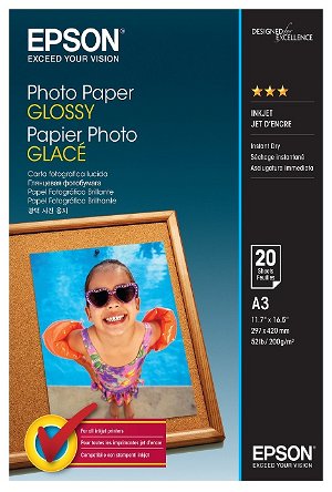 Epson S042536 Glossy A3 200gsm Photo Paper - 20 sheets