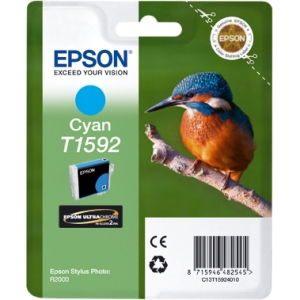 Epson T1592 Cyan Ink Cartridge for Stylus Photo R2000