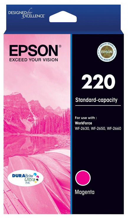 Epson DURABrite Ultra 220 Magenta Ink Cartridge C13T293392 | Elive NZ