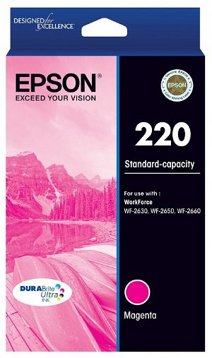 Epson DURABrite Ultra 220 Magenta Ink Cartridge