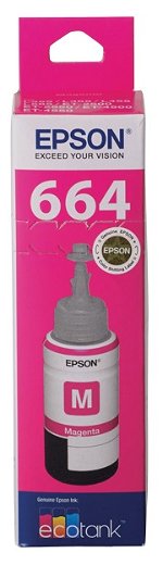 Epson EcoTank T664 Magenta Ink Bottle