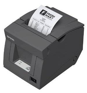Epson TM-T81 Parallel Thermal Direct Receipt Printer - Black (Dark Grey)