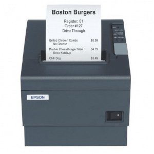 Epson TMT88IV Serial Restick Liner Free Label & Thermal Direct Receipt Printer