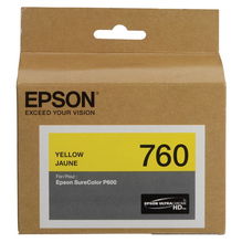 view Epson UltraChrome HD T7604 Yellow Ink Cartridge