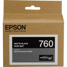 view Epson UltraChrome HD T7608 Matte Black Ink Cartridge