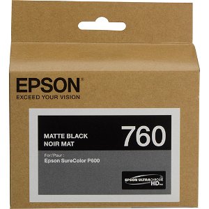 Epson UltraChrome HD T7608 Matte Black Ink Cartridge
