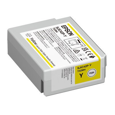 Epson CW-C4010 Yellow 50ml Ink Cartridge for ColorWorks