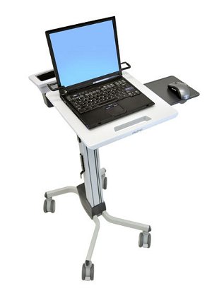 Ergotron Neo-Flex Laptop Adjustable Trolley Cart