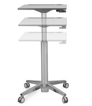 view Ergotron LearnFit Sit-Stand Desk - White/Silver