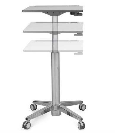 Ergotron LearnFit Sit-Stand Desk - White/Silver