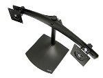Ergotron DS100 Dual-Monitor Horizontal Desk Stand - Black