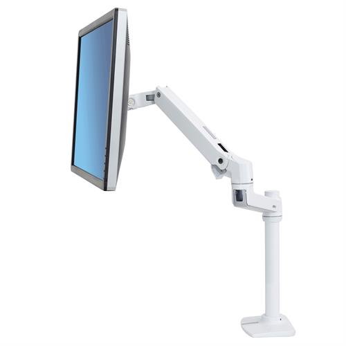 Ergotron LX Desk Mount LCD Arm Tall Pole - White