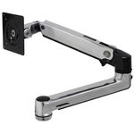 Ergotron LX Arm Extension and Collar Kit for 19-32 Inch 2.3-11.3kg Flat Panel TVs or Monitors - Silver