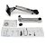 Ergotron LX Arm Extension and Collar Kit for 19-32 Inch 2.3-11.3kg Flat Panel TVs or Monitors - Silver
