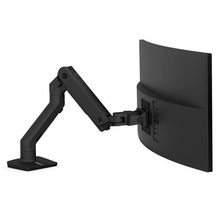 view Ergotron HX Desk Mount Heavy Monitor Arm for 49 Inch Monitors - Matte Black