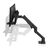 Ergotron HX Desk Mount Dual Monitor Arm for 32 Inch Monitors - Matte Black