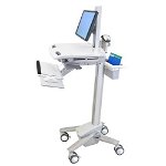 Ergotron StyleView Moveable Medical Cart with LCD Pivot