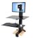 Ergotron WorkFit-S Height-Adjustable Single LD with Worksurface+ Display Stand