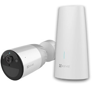 EZVIZ BC1-B1-2K+ 2560 x 1440 4MP Wire-Free IR Bullet Security Camera Kit