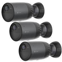 view EZVIZ BC1C 4K 8MP 2.8mm Wire-Free Stand Alone IP65 Bullet Security Camera - 3 Pack