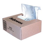Fellowes 22-26L Shredder Bags for Small & Home Office Shredders - 100 Pack