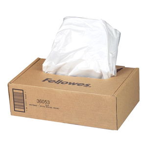 Fellowes 32-34L Shredder Bags for Small & Home Office Shredders - 100 Pack