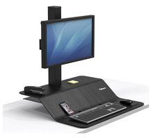 view Fellowes Lotus VE Single Monitor Sit Stand Workstation