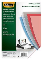 Fellowes A4 150 Micron Binding Covers Clear - 100 Pack