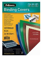 Fellowes A4 250gsm Leatherboard Binding Covers  Black - 100 Pack