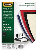 Fellowes A4 250gsm Leatherboard Binding Covers  Royal Blue - 100 Pack