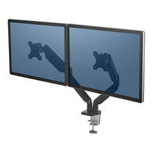 view Fellowes Platinum Dual Monitor Arm - Black