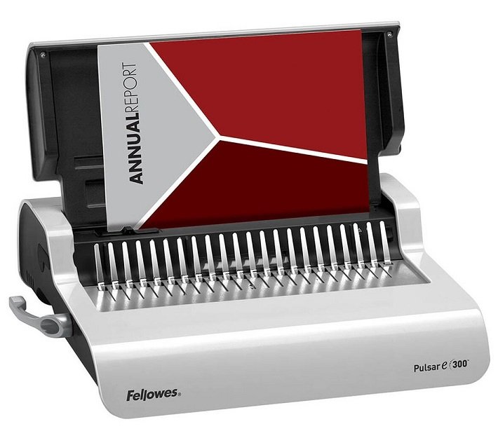 Fellowes Pulsar-E 300 Plastic Comb Binding Machine