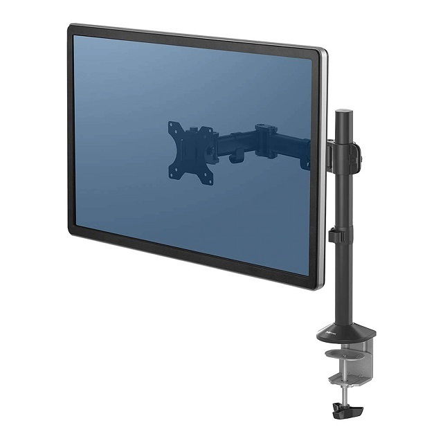 Fellowes Reflex Single Monitor Arm - Black