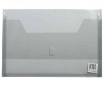File Master 325F Polywally Transparent Document Wallet - Smoke