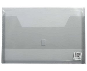 File Master 325F Polywally Transparent Document Wallet - Smoke