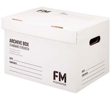 view File Master 387 x 284 x 250mm White Archive Box Standard Strength