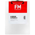 File Master A4 Aluminium Clipboard - Grey