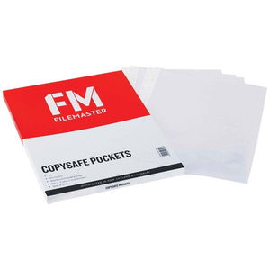 File Master A4 Copysafe Pockets Clear - 100 Pack