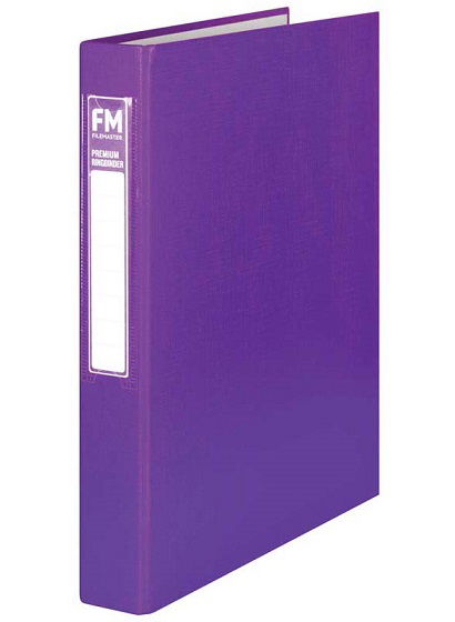 File Master A4 Premium Ring Binder - Passion Purple