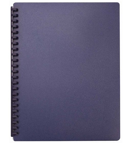 File Master A4 Refillable Display Book - Blue