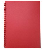 File Master A4 Refillable Display Book - Red