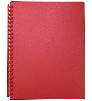 File Master A4 Refillable Display Book - Red