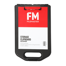 view File Master A4 Weatherproof Storage Clipboard - Black