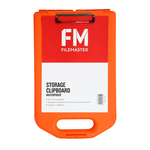 File Master A4 Weatherproof Storage Clipboard - Orange