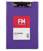 File Master A5 PVC Vivid Clipboard with Flap - Passion Purple